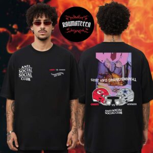 ASSC x NFL Thanksgiving Day 2025 Kansas City Chiefs Vs Dallas Cowboys Two Sided Unisex T-Shirt