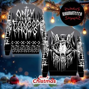 Babymetal Merch Fox God Holiday Knit Ugly Christmas Sweater