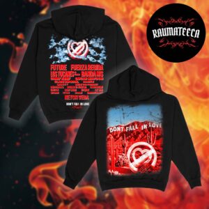 Don’t Fall In Love Fest Merch Festival Desert Two Sided Unisex HoodieShirt