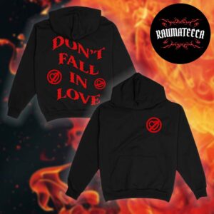 Don’t Fall In Love Fest Merch Stones Two Sided Unisex HoodieShirt