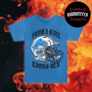 Eminem x Detroit Lions Collbab Collection Helmet Unisex T-Shirt