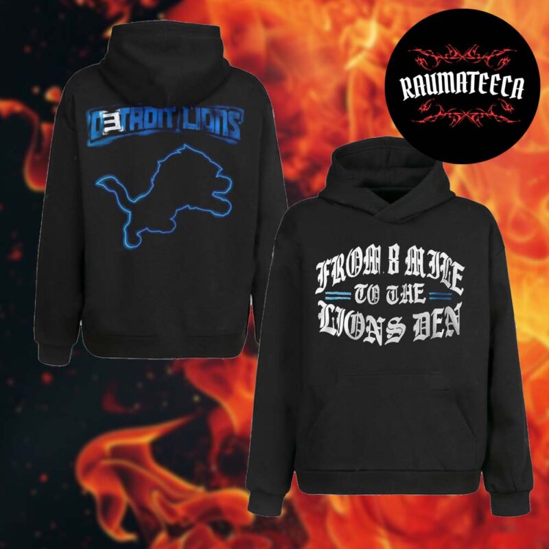 Eminem x Detroit Lions Merch Thanksgiving Halftime Show HoodieShirt