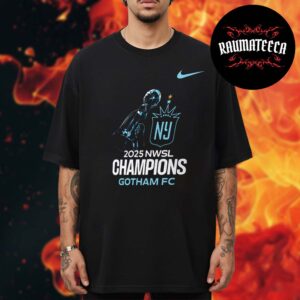 Gotham FC Merch 2025 NWSL Champions Nike Unisex T-Shirt