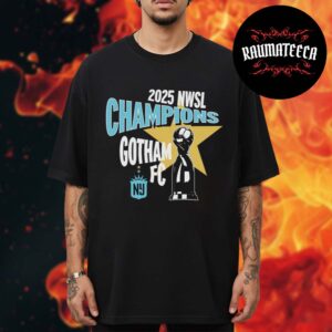 Gotham FC Merch 2025 NWSL Champions Trophy Unisex T-Shirt