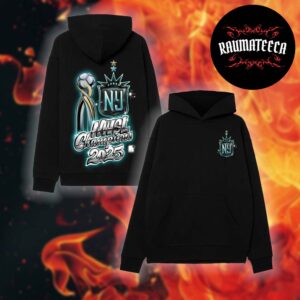 Gotham FC Merch 2025 NWSL Champions Two Sided HoodieShirt