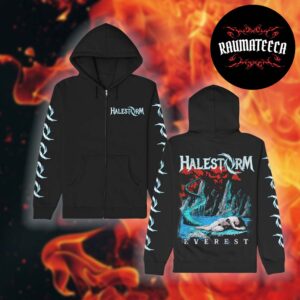 Halestorm Merch Everest Zip Up Hoodie