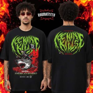 Ice Nine Kills Merch A Work Of Art Pop Up Store Manchester On December 8 2025 Two Sided Unisex T-Shirt