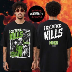Ice Nine Kills Merch A Work Of Art Pop Up Store Munich On November 24 2025 Two Sided Unisex T-Shirt