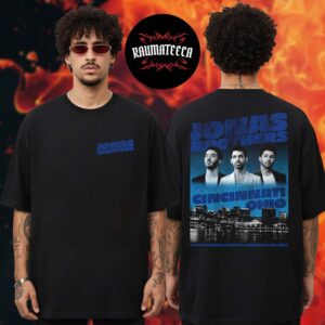 Jonas Brothers Greetings From Your Hometown Cincinnati OH On November 22 2025 Two Sided Unisex T-Shirt