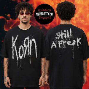Korn Merch Freak Splatter Two Sided Unisex T-Shirt