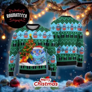 Kpop Demon Hunters Santa Tiger Ugly Christmas Sweater