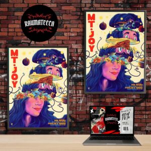 MT Joy Poster Live At Red Rocks In Morrison CO On August 13 14 2026 And Fiddler’s Green In Greenwood Village CO On August 15 2026 Home Decor Poster Canvas