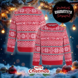 Manchester United Fairisle Christmas Ugly Christmas Sweater