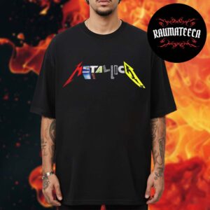 Metallica Merch Mixed Era Logo Probity Merch Exclusive Unisex T-Shirt