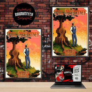 Paul McCartney Merch Got Back 2025 Tour Hamilton At TD Coliseum Hamilton On November 21 2025 Event Home Decor Poster Canvas