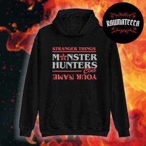 Stranger Things Merch Monster Hunters Club Unisex HoodieShirt
