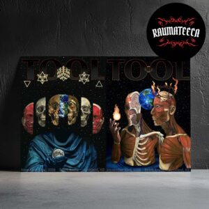 Tool Band Full Show Poster Combined At Spark Arena In Auckland NZ On November 23 2025 Home Decor Poster Canvas