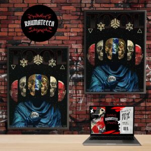 Tool Band Poster Night 1 At Spark Arena In Auckland NZ On November 22 2025 Home Decor Poster Canvas