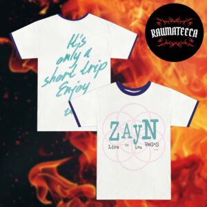 Zayn Merch Vegas Ringer T-Shirt
