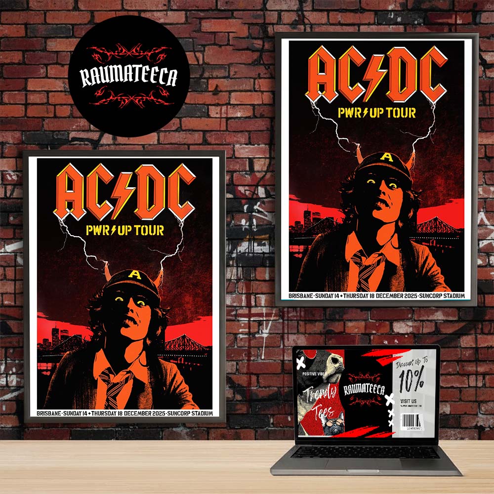 AC DC PWR Up Tour Australia At Suncorp Stadium In Brisbane AU On December 14 18 2025 Home Decor Poster Canvas AC DC PWR Up Tour Australia At Suncorp Stadium In Brisbane AU On December 14 18 2025 Home Decor Poster Canvas