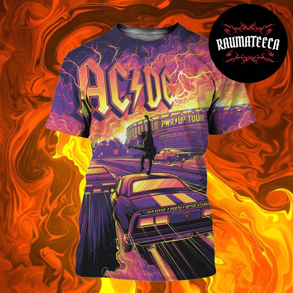 AC DC PWR Up Tour Poster Perth At Optus Stadium In Perth AU On November 4 2025 All Over Print Shirt AC DC PWR Up Tour Poster Perth At Optus Stadium In Perth AU On November 4 2025 All Over Print Shirt