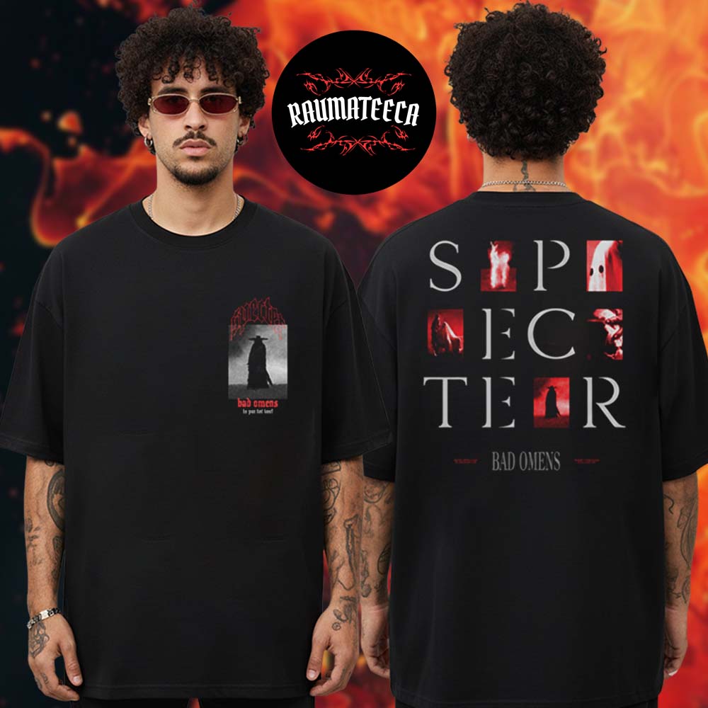 Bad Omens Offical Merchandise Specter Do You Feel Love Two Sided Unisex T-Shirt Bad Omens Offical Merchandise Specter Do You Feel Love Two Sided Unisex T-Shirt