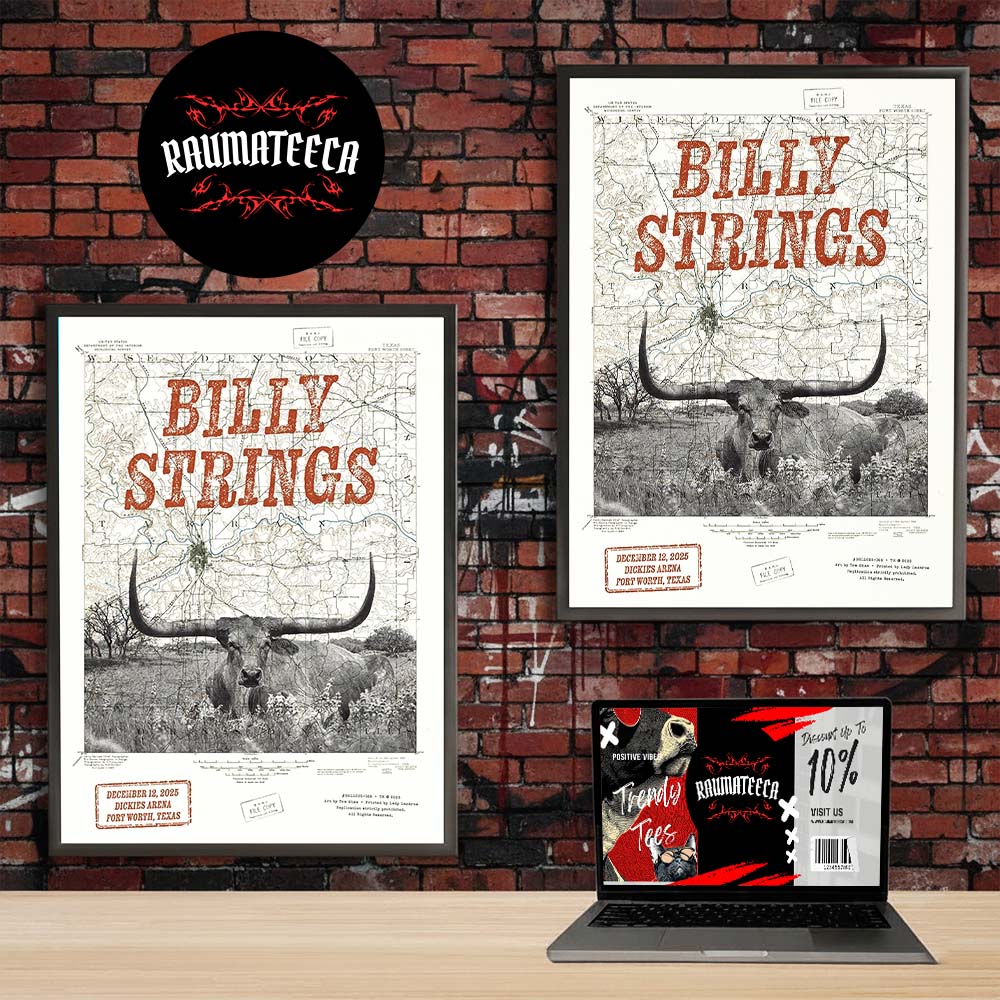 Billy Strings Poster Show At Dickies Arena In Foth Worth Texas On December 12 2025 Home Decor Poster Canvas Billy Strings Poster Show At Dickies Arena In Foth Worth Texas On December 12 2025 Home Decor Poster Canvas