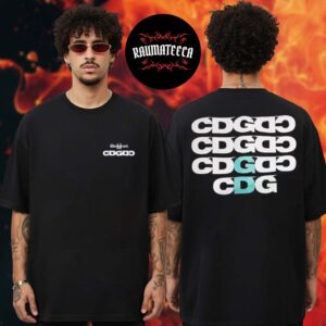 CDG x G-DRAGON Collab Merch Ubermensch World Tour 2025 CDG Echo Stack Two Sided Unisex T-Shirt
