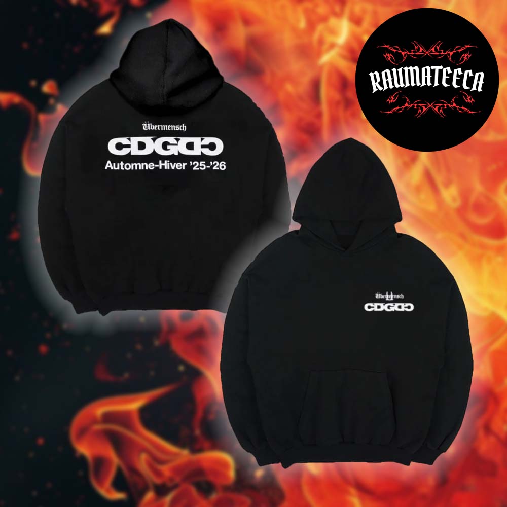 CDG x G-DRAGON Collab Merch Ubermensch World Tour 2025 Uniform Two Sided HoodieShirt CDG x G-DRAGON Collab Merch Ubermensch World Tour 2025 Uniform Two Sided HoodieShirt