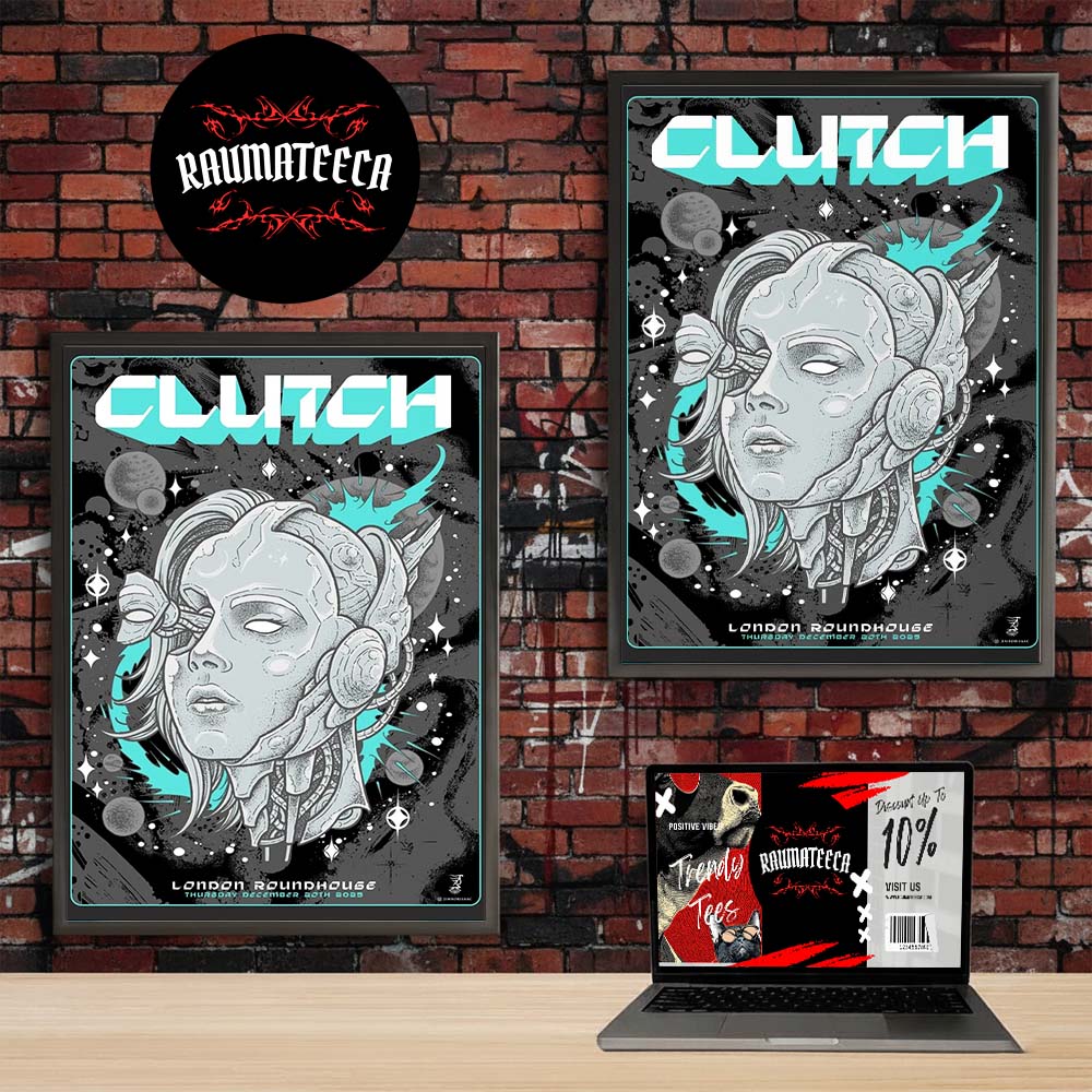 Clutch New Poster Show At Roundhouse In London UK On December 20 2025 Home Decor Poster Canvas Clutch New Poster Show At Roundhouse In London UK On December 20 2025 Home Decor Poster Canvas