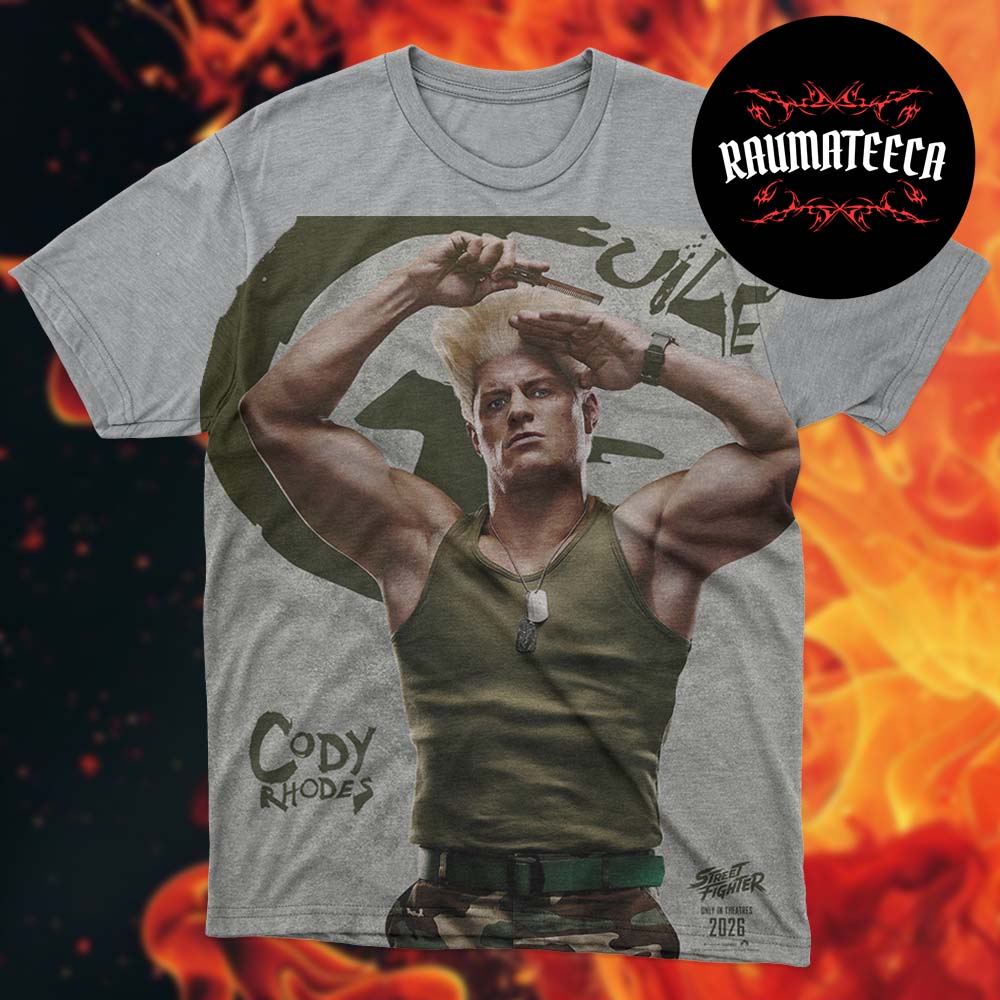 Cody Rhodes Street Fighter Live Action Unisex T-Shirt Cody Rhodes Street Fighter Live Action Unisex T-Shirt