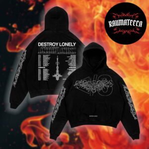 Destroy Lonely Merch Antagonist Tour 2.0 Broken Hoodie Shirt