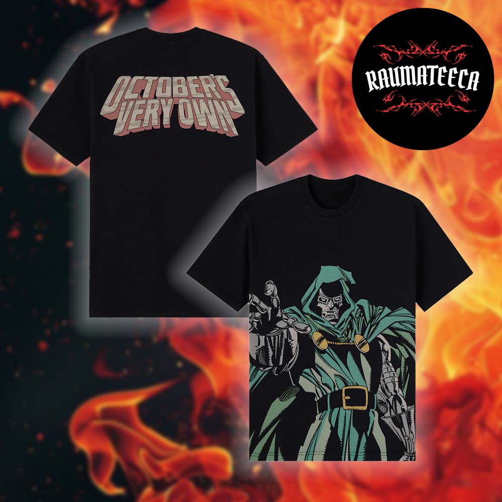 Drake Ovo x Marvel Winter Collection Merch Dr Doom Masthead Unisex T-Shirt Drake Ovo x Marvel Winter Collection Merch Dr Doom Masthead Unisex T-Shirt