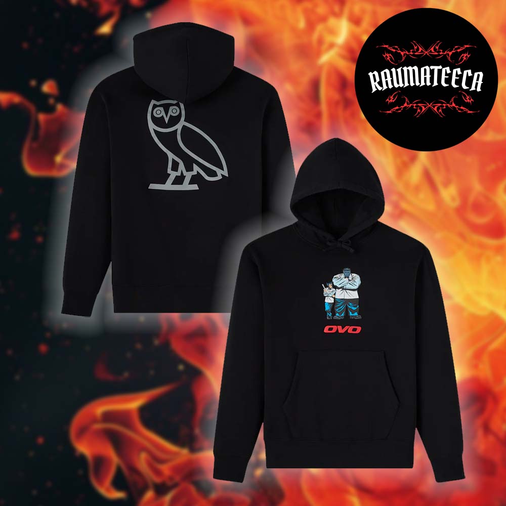 Drake Ovo x Marvel Winter Collection Merch MrFix It Black HoodieShirt Drake Ovo x Marvel Winter Collection Merch MrFix It Black HoodieShirt