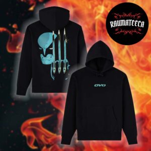 Drake Ovo x Marvel Winter Collection Merch Wolverine Black HoodieShirt