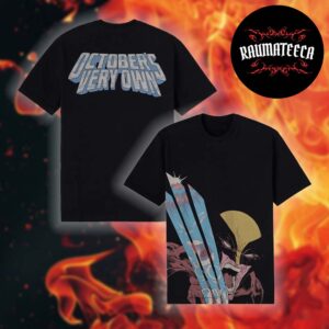 Drake Ovo x Marvel Winter Collection Merch Wolverine Masthead Unisex T-Shirt