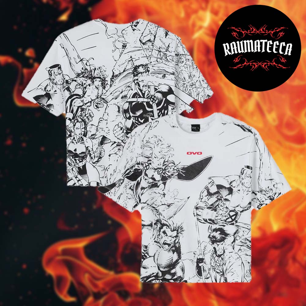 Drake Ovo x Marvel Winter Collection X-Men Splash Page Unisex T-Shirt Drake Ovo x Marvel Winter Collection X-Men Splash Page Unisex T-Shirt