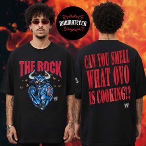 Drake Ovo x WWE Collab Collection The Rock Two Sided Unisex T-Shirt