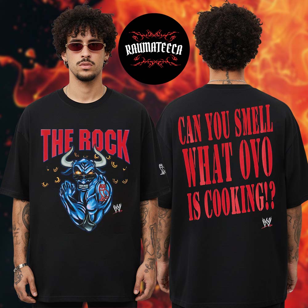 Drake Ovo x WWE Collab Collection The Rock Two Sided Unisex T-Shirt Drake Ovo x WWE Collab Collection The Rock Two Sided Unisex T-Shirt