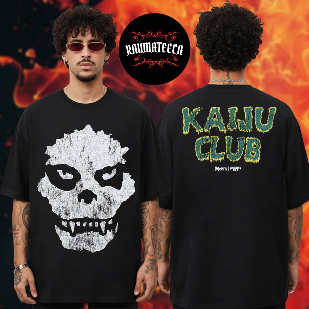 Godzilla X Misfits Merch Fiend Two Sided Unisex T-Shirt Godzilla X Misfits Merch Fiend Two Sided Unisex T-Shirt