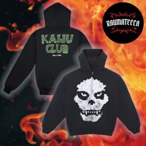 Godzilla X Misfits Merch Fiend Zip HoodieShirt