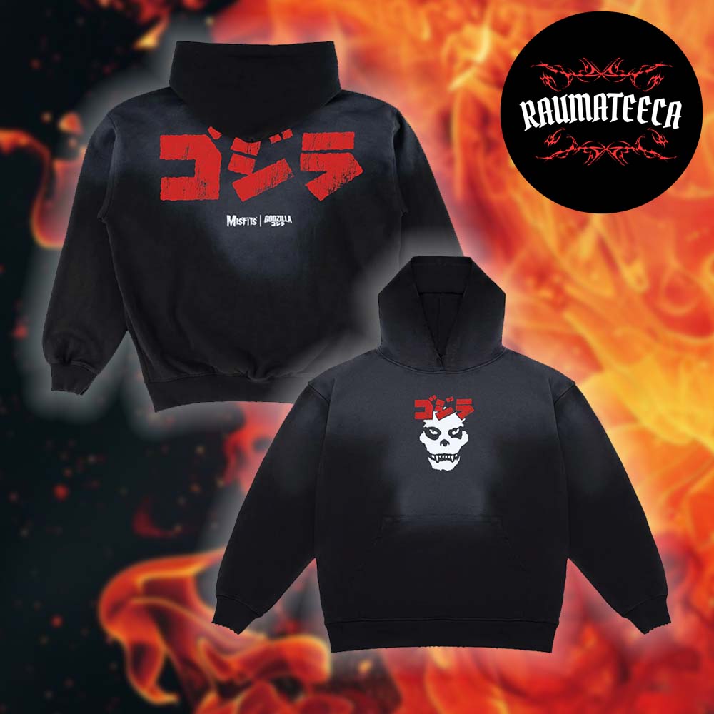 Godzilla X Misfits Merch Pullover HoodieShirt Godzilla X Misfits Merch Pullover HoodieShirt