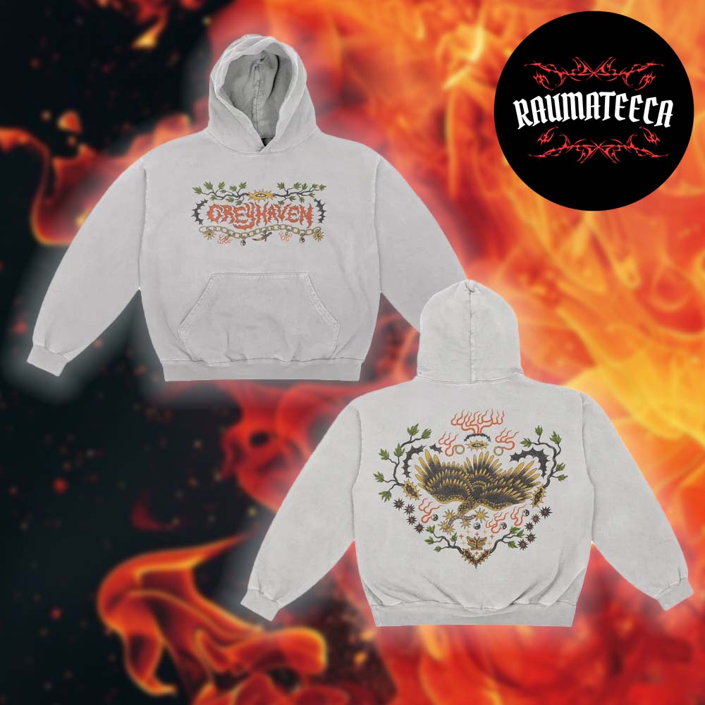 Greyhaven Merch Leftovers Tour Collection Heather Grey HoodieShirt Greyhaven Merch Leftovers Tour Collection Heather Grey HoodieShirt