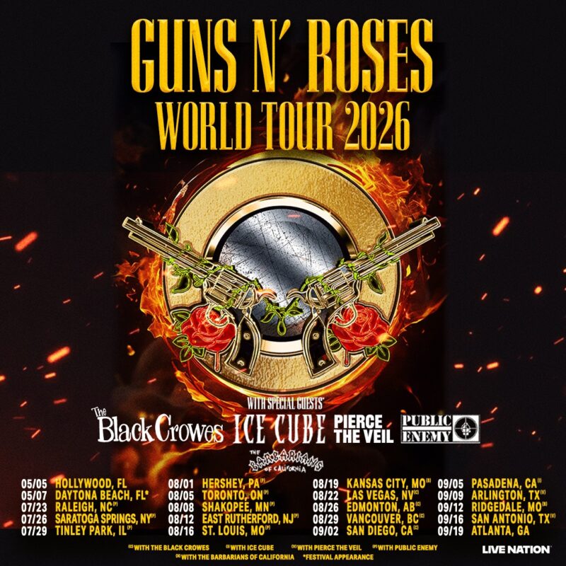 Guns N Roses World Tour 2026