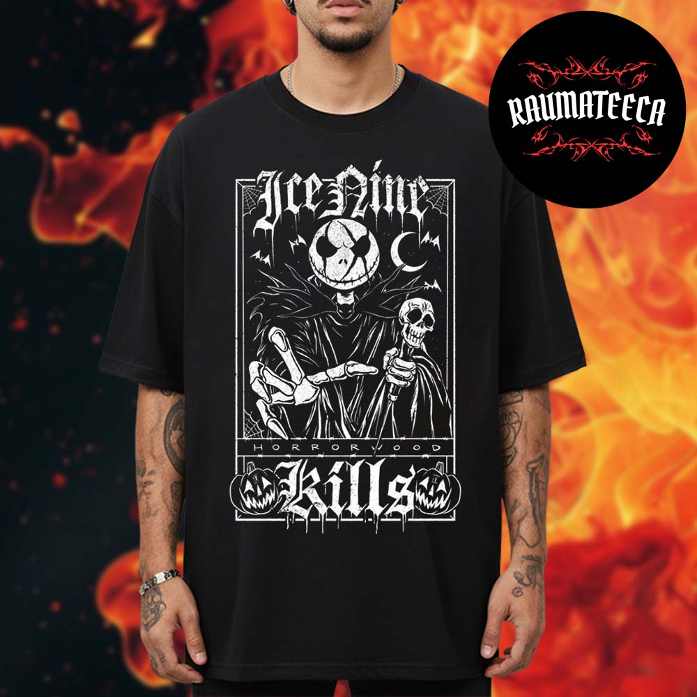 Ice Nine Kills Merch Our Nightmare On The Ninth Before Christmas Collection The Death Card Tarot Unisex T-Shirt Ice Nine Kills Merch Our Nightmare On The Ninth Before Christmas Collection The Death Card Tarot Unisex T-Shirt