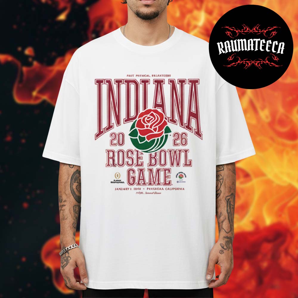 Indiana Hoosiers IU Rose Bowl Collection Merch Logo Unisex T-Shirt Indiana Hoosiers IU Rose Bowl Collection Merch Logo Unisex T-Shirt