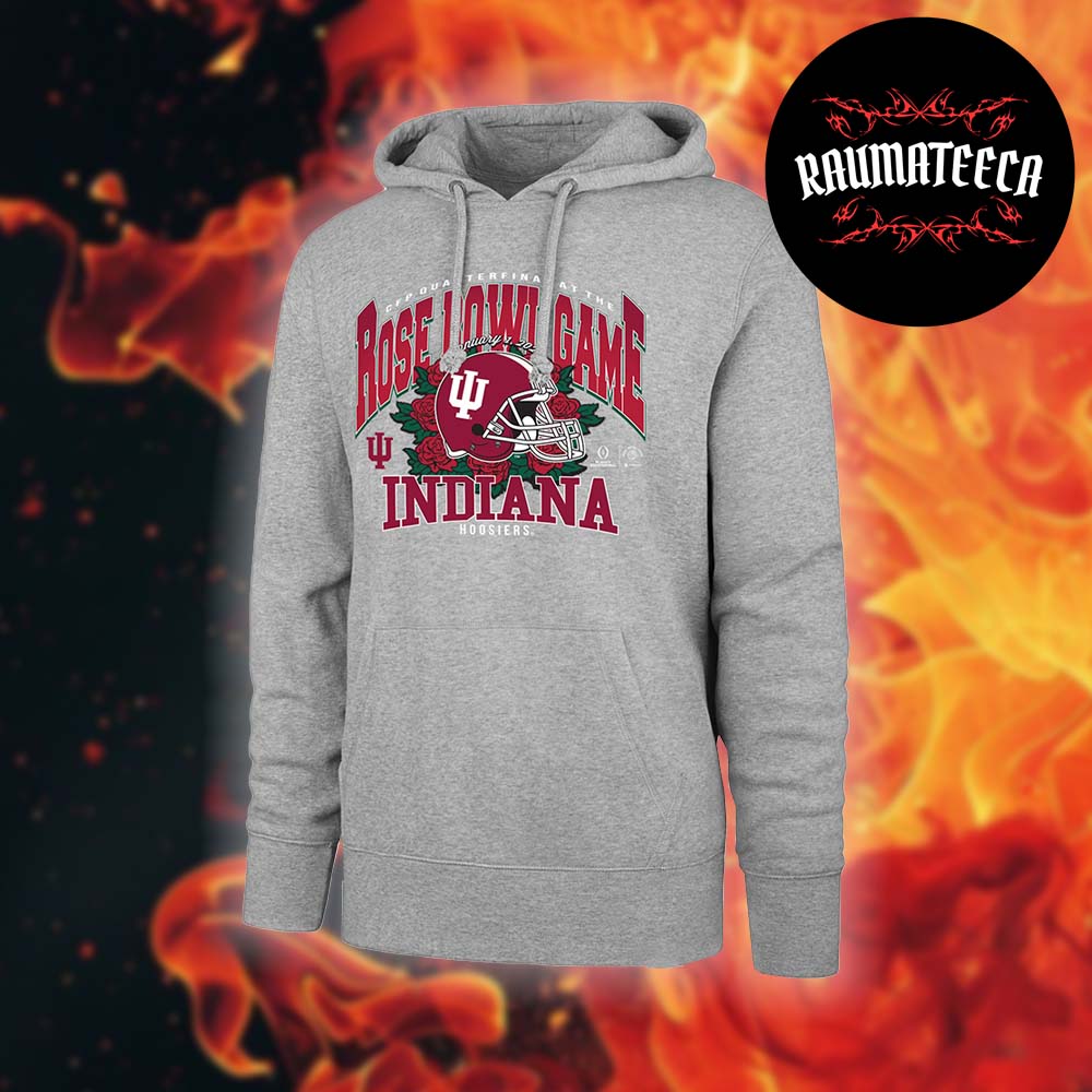 Indiana Hoosiers IU Rose Bowl Collection Merch Rose Bowl Game Logo Unisex HoodieShirt Indiana Hoosiers IU Rose Bowl Collection Merch Rose Bowl Game Logo Unisex HoodieShirt