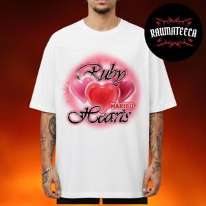 Jennie x Haribo Merch Ruby Hearts Unisex T-Shirt