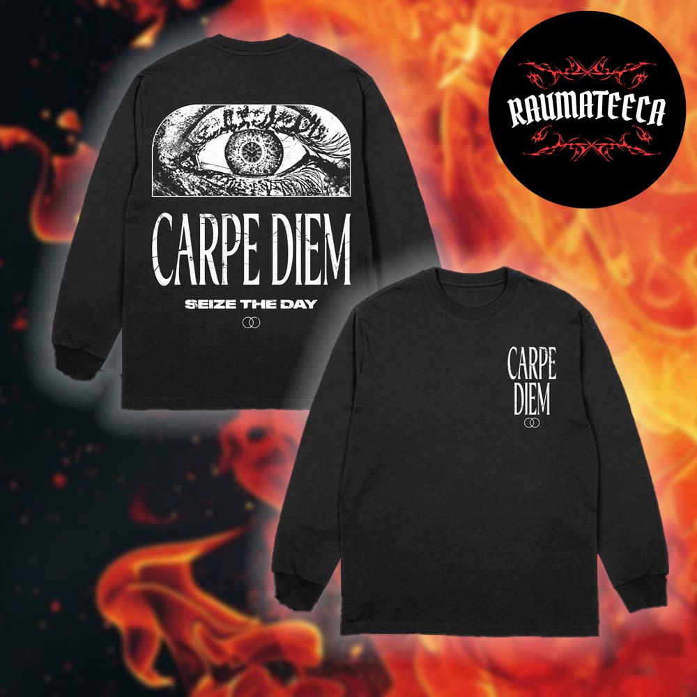 Joe Bartolozzi Merch Carpe Diem Eye Of The Moment Two Sided Unisex LongsleeveShirt Joe Bartolozzi Merch Carpe Diem Eye Of The Moment Two Sided Unisex LongsleeveShirt