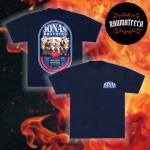 Jonas Brothers Greetings From Your Hometown Grand Rapids MI Two Sided Unsiex T-Shirt